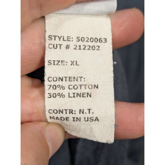 Cut Loose Dress Womens XL Maxi Tank Linen Blend Pullover Minimalist Lagenlook - Picture 5 of 10